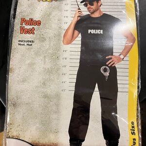 Police Vest Costume with Accessories